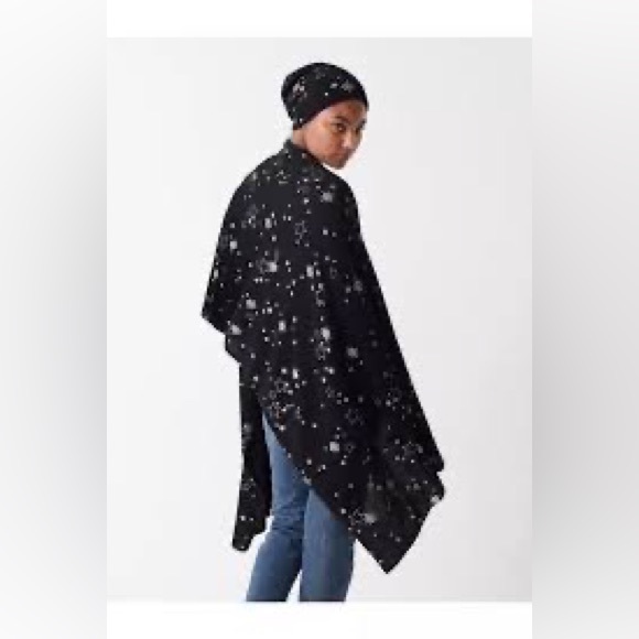 White + Warren Cashmere Celestial Foil Print Scarf 19490 - Picture 2 of 6